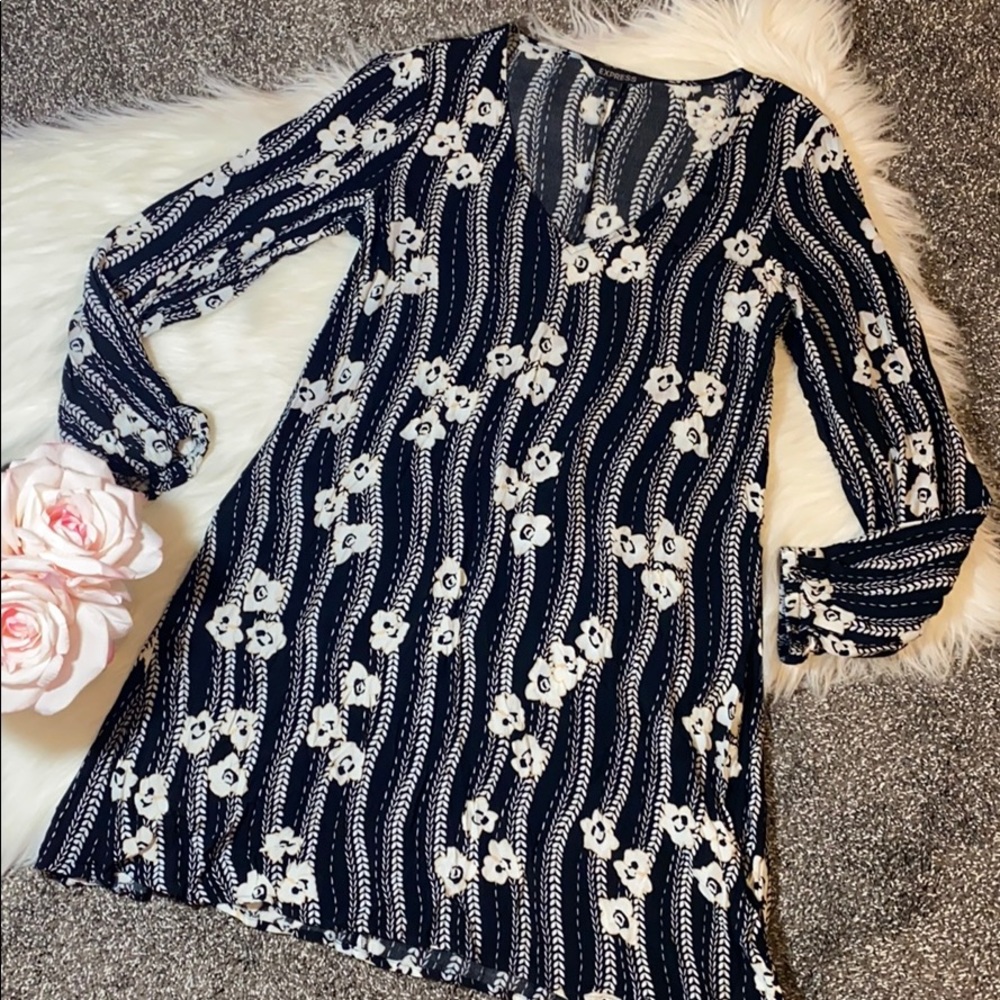 Express floral print dress